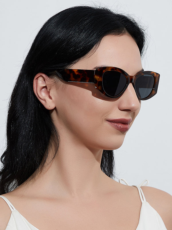 Geometric Sun Protection Sunglasses Accessories