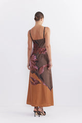 Sophia-Charm Floral Maxi Dress