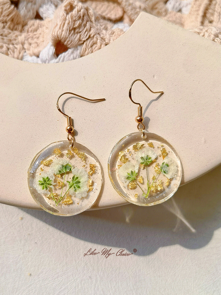 Hypoallergenic Dangle Drop Earrings Made With Resin - Cute Earrings