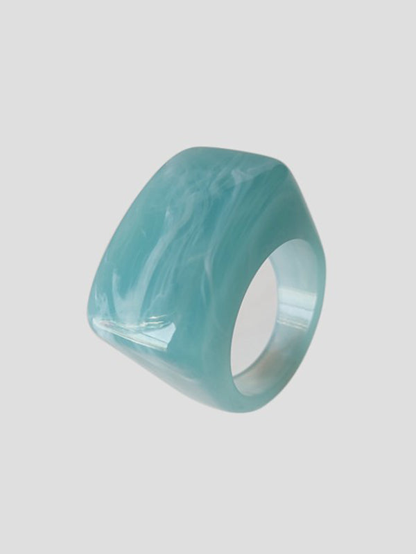 Original Acrylic 11 Colors Geometric Ring