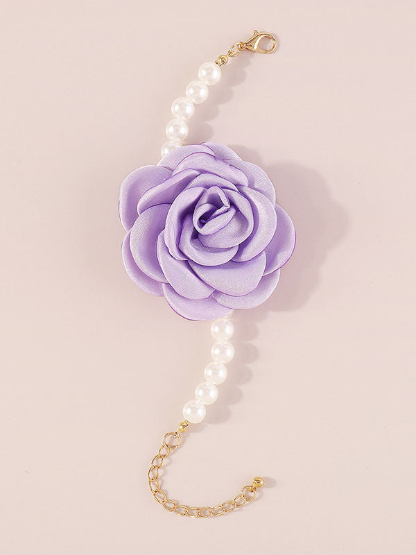 Three-Dimensional Flower Bracelet Accessories