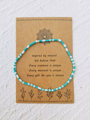 Adjustable Drawstring Beaded Bracelet Ocean Drive