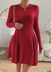 Cozy Knit A-Line Dress