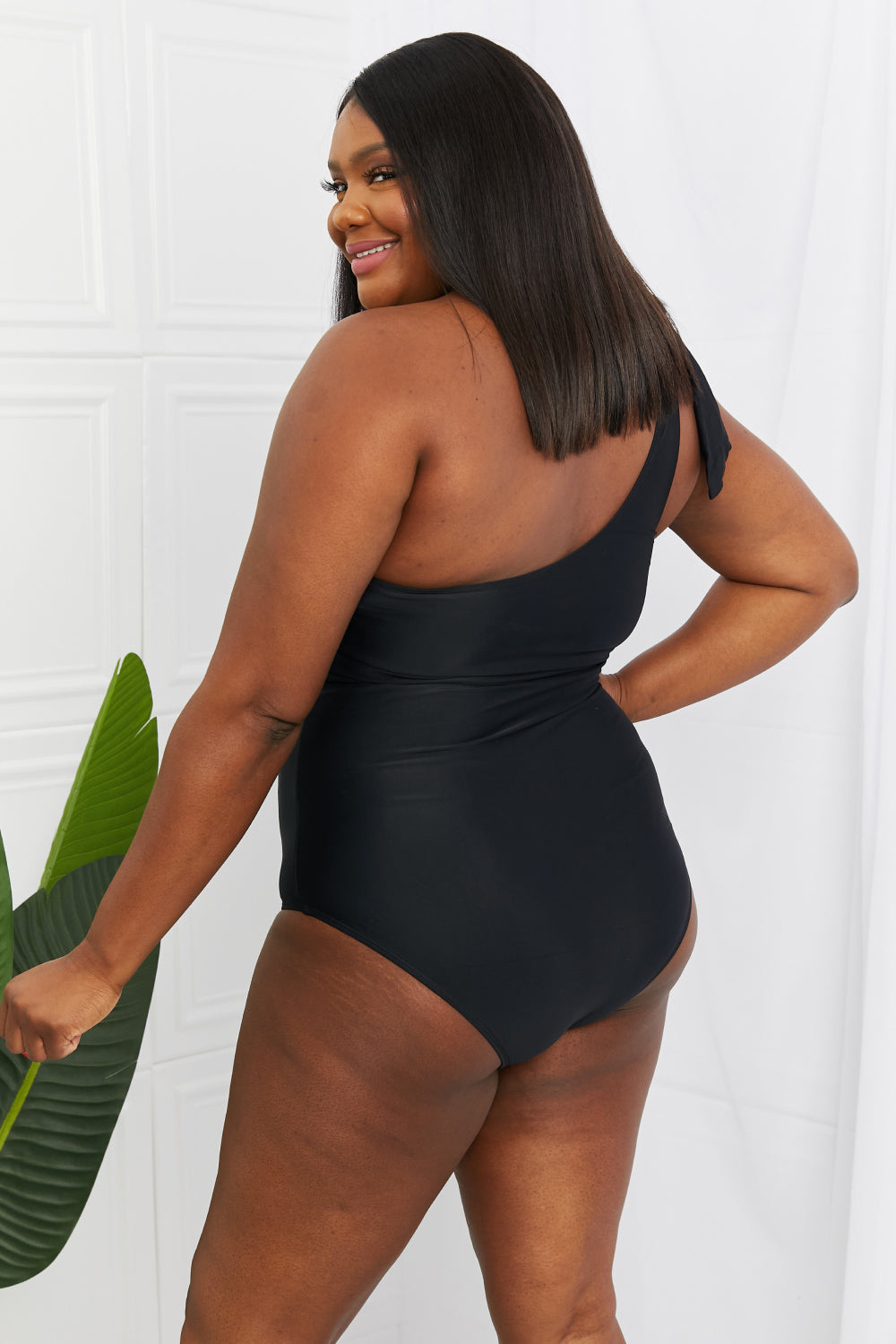 Marisol One-Shoulder One-Piece Swimsuit