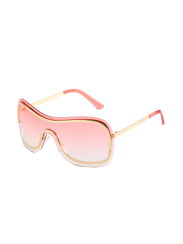 Geometric Sun Protection Sunglasses Accessories