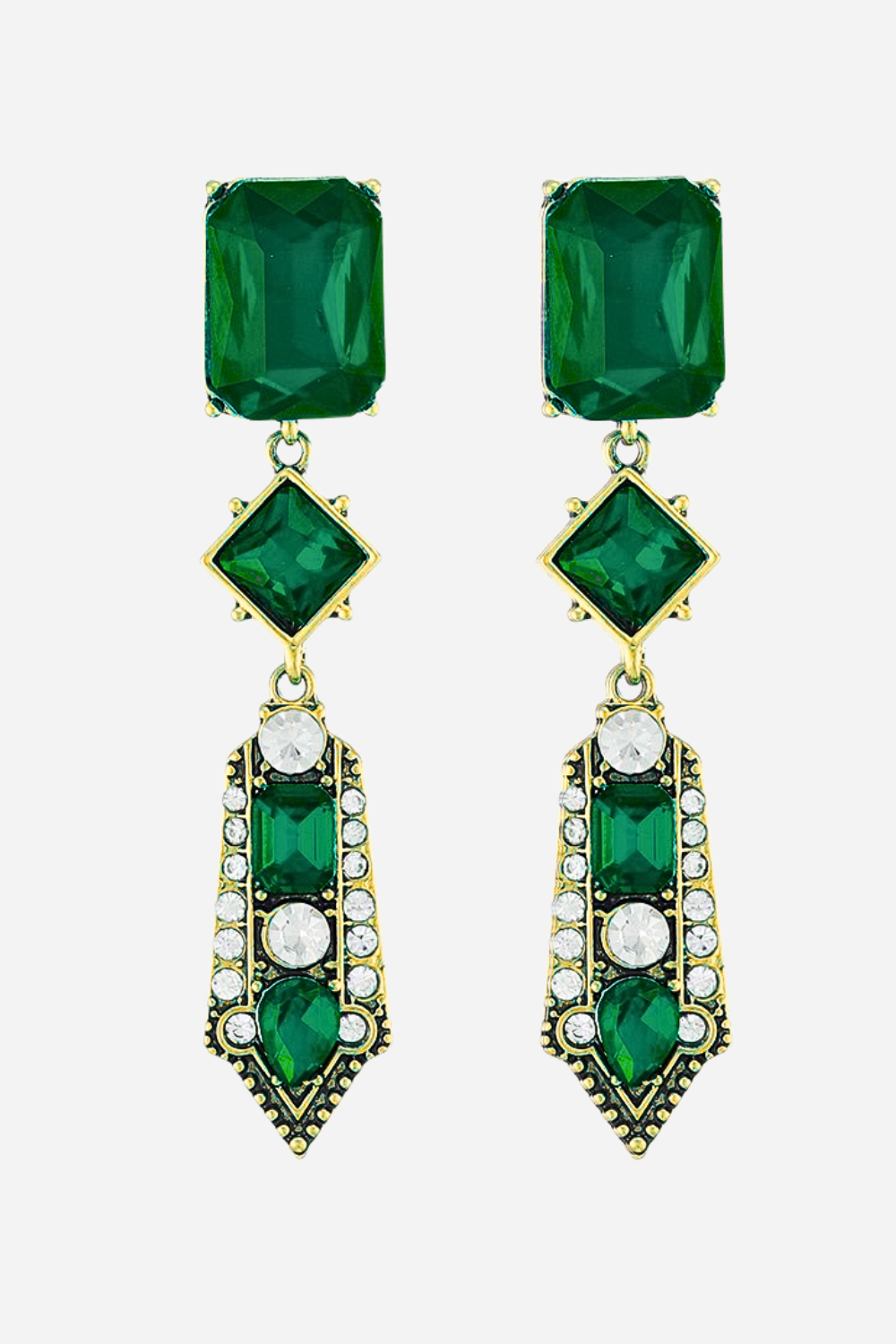 Betsy Ruby Gem Earrings