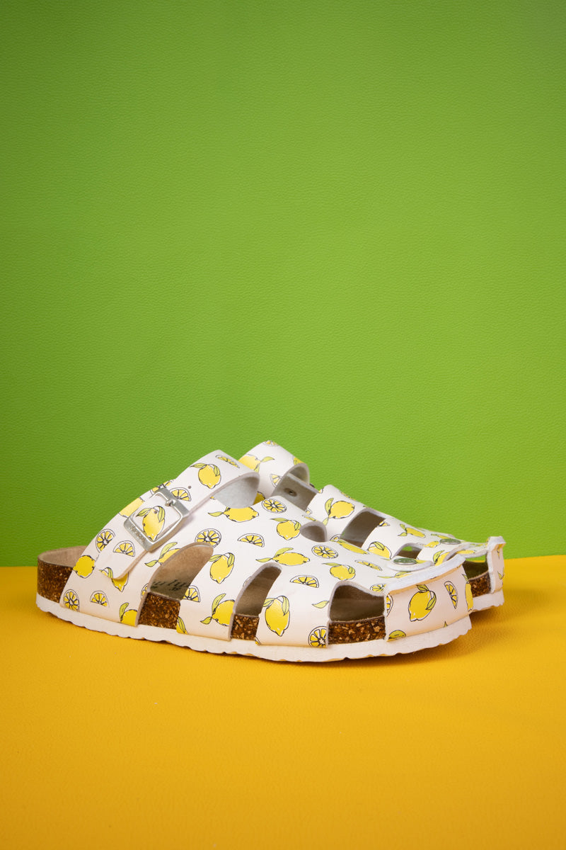 MAIBULUN | Summer Picnic Cut-Out Clog - Yellow