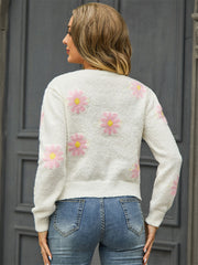 Sweeney Daisy Knitted Sweater - Cream