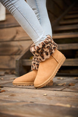 SMAIBULUN Ugg | Adelene Sherpa Woolen Boots - Chestnut