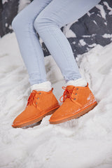 Smaibulun Ugg | Bellman Wool Lined Lace-Up Boots - Orange