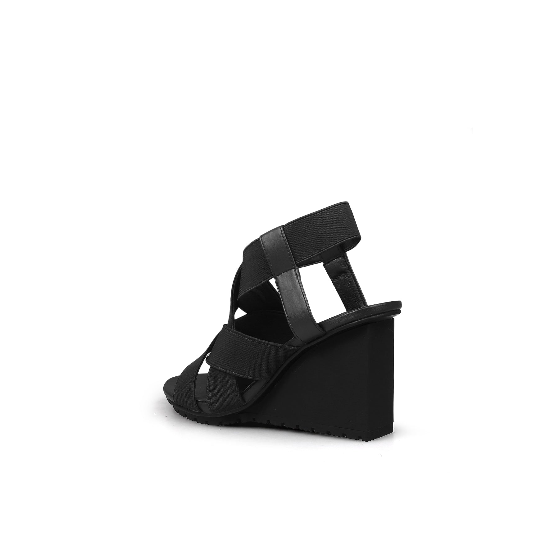 Jady Rose | Brandie Wedge Sandal - Black