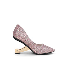 Jady Rose | Cinderella Story Rhinestone Glitter Stilettos - Pink