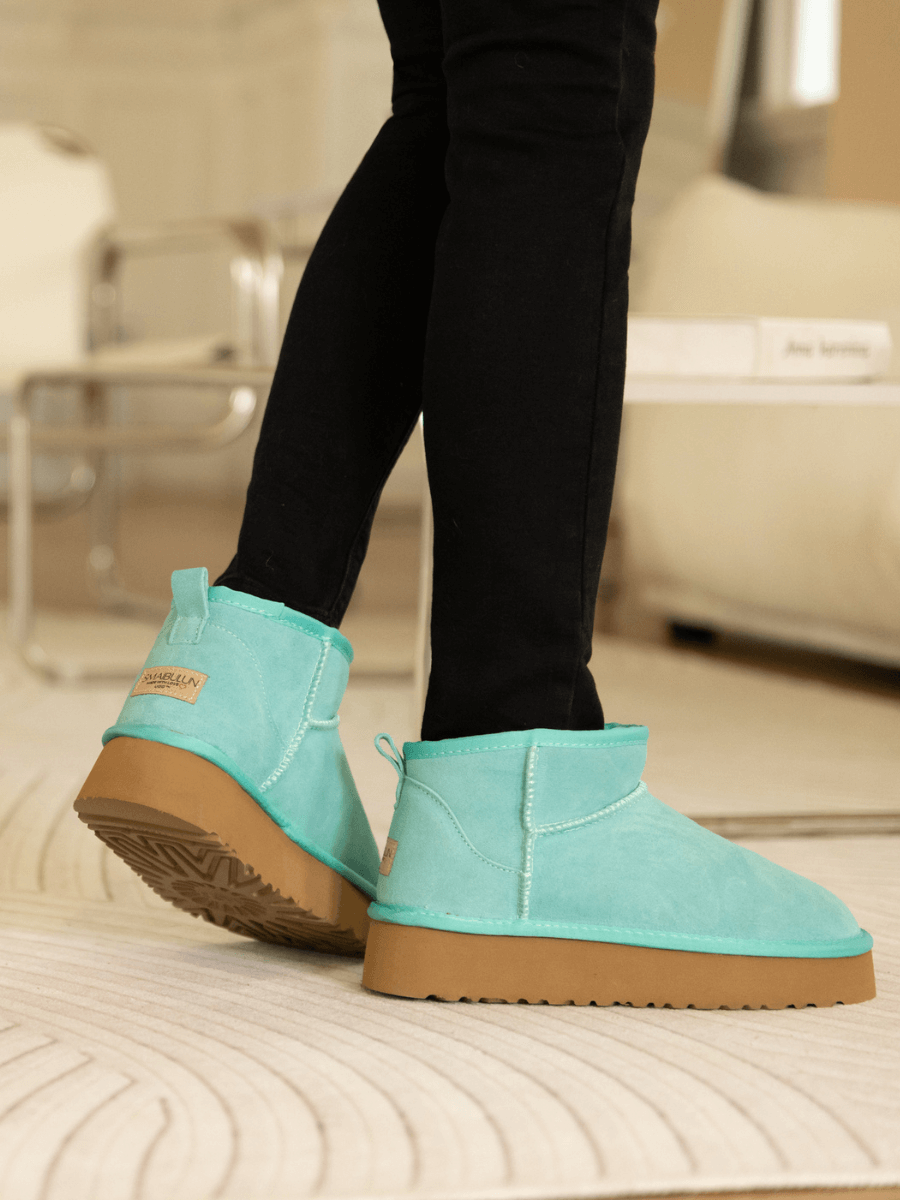 Smaibulun Ugg | Ultra Mini Platform Low Ankle Boot - Turquoise