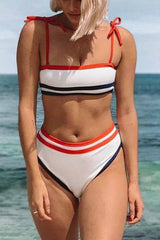 Chicindress Solid Color Swimsuit