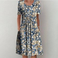 SALLY | PRINTED ELEGANT DRESS