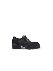 JadyRose | Honeycomb Black Leather Sneaker