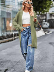 Hanson Oversized Knit Duster - Sage