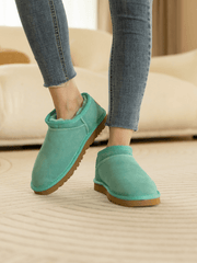 Smaibulun Ugg | Faux-Fur-Lined Suede Tasman Ankle Boot - Turquoise