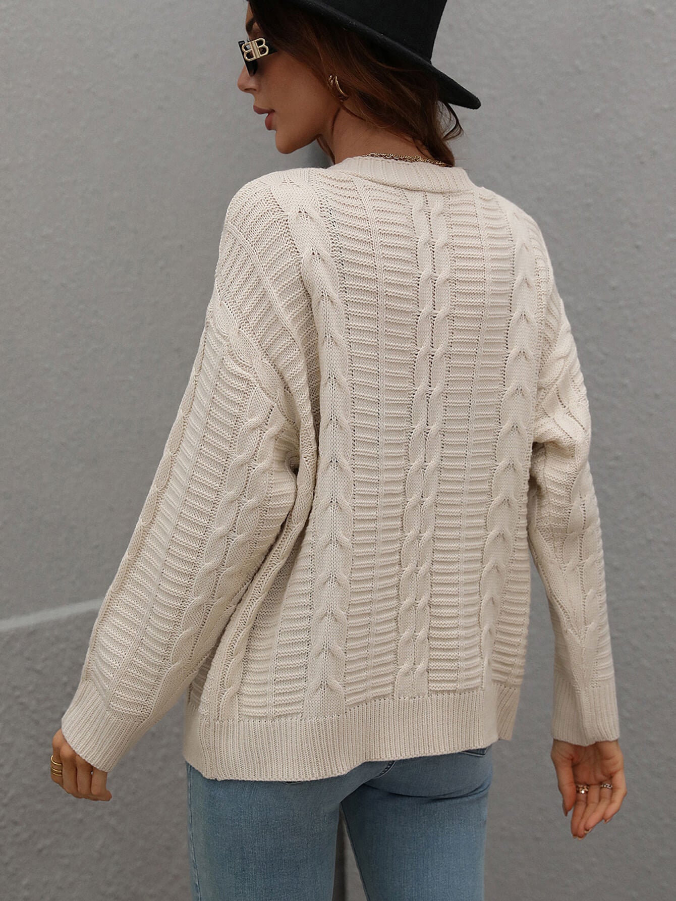 RACHAEL KNIT CARDIGAN - CREAM