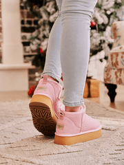 Smaibulun Ugg | Ultra Mini Platform Low Ankle Boot - Pink