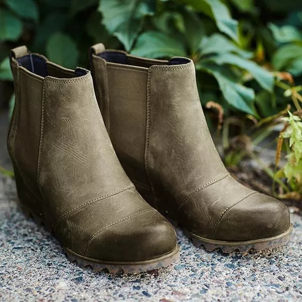 Women Wedge Ankle Booties