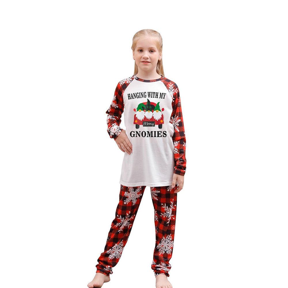 Merry Christmas Santa and Tree Matching Family Pajamas Set