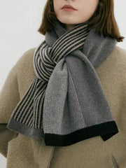 Keep Warm Striped Scarf