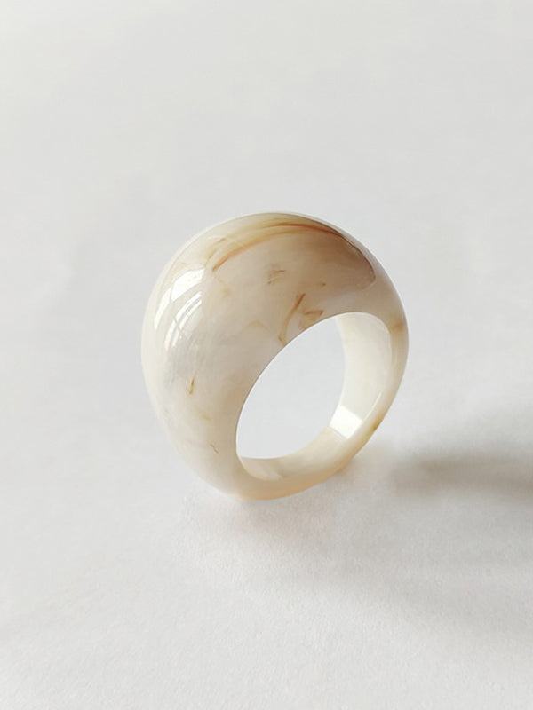 Original 9 Colors Geometric Resin Ring