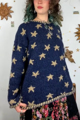 Retro Starry Sky Cardigan Sweater