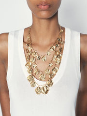 Geometric Layered Necklaces Accessories