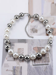 Beaded Contrast Color Dainty Necklace Necklaces Accessories