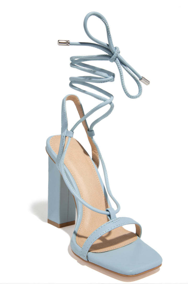 Lace-Up Strappy Sandals