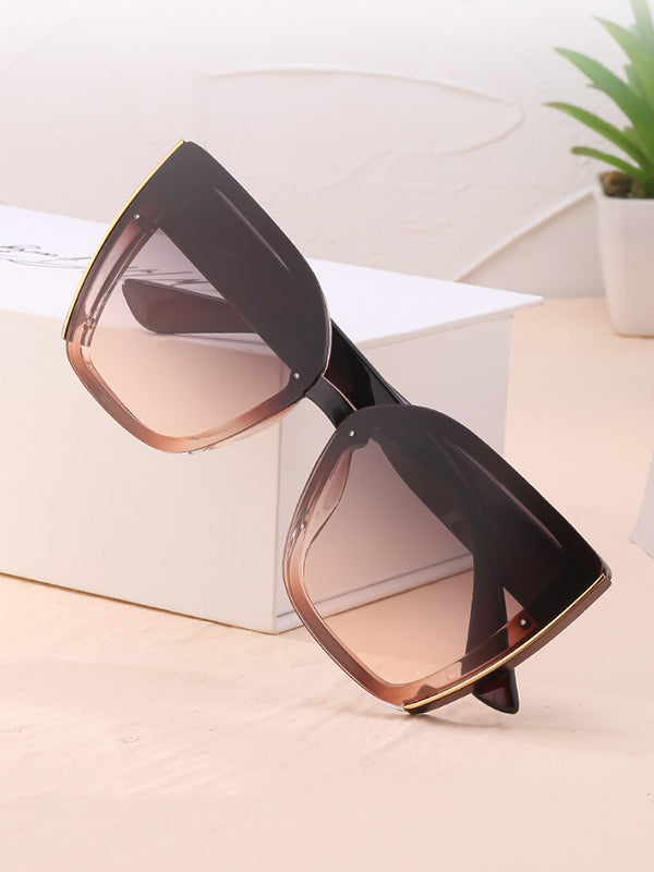 Sun-Protection Geometric Sunglasses Accessories