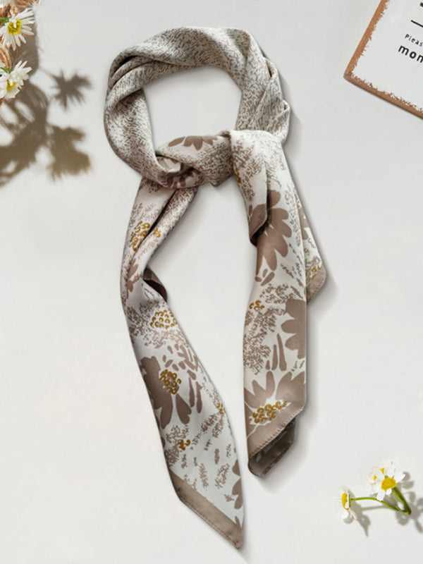 Flower Print Scarf