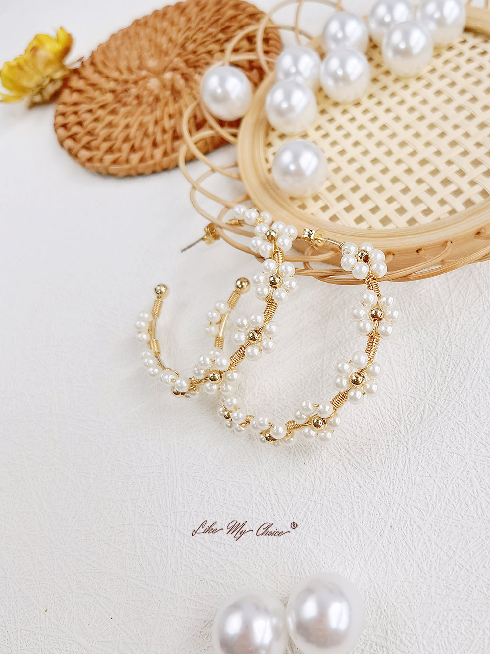 Whimsical Pearl Muses: Boho-Inspired Cloudy Pearl Earrings