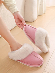 Round-Toe Split-Joint Slippers