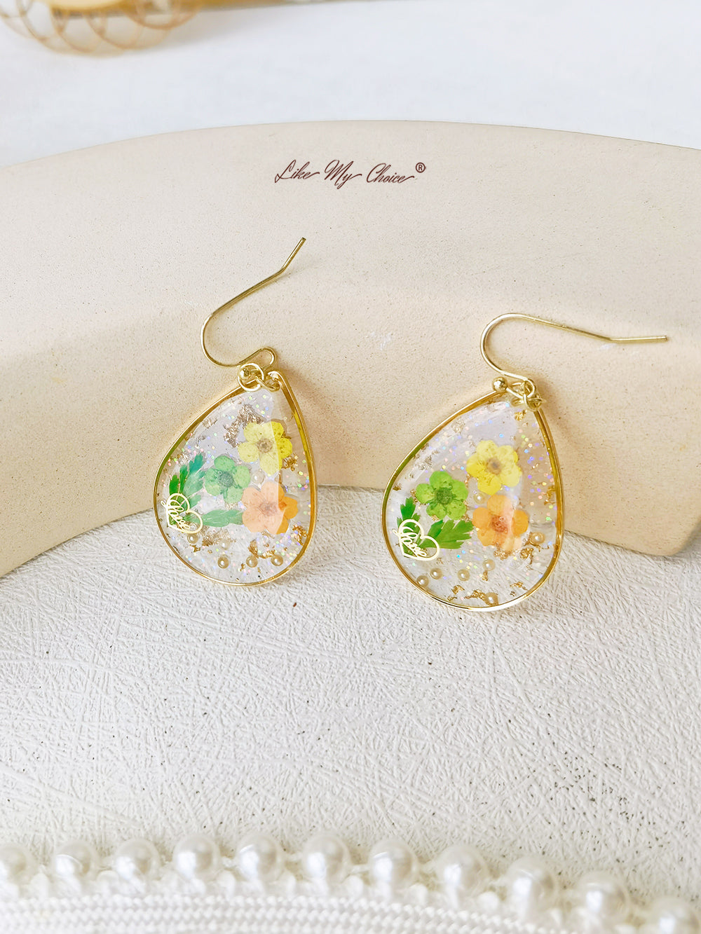 Forget Me Not Drop Flower Earrings