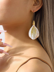 Flower Shape Drop Earrings