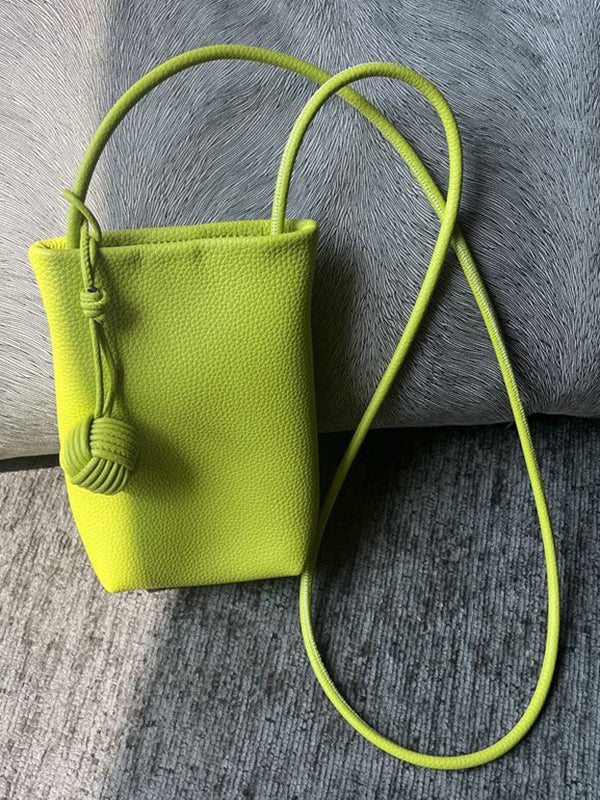 Solid Color Split-Joint Mini Bags Crossbody Bags Handbags