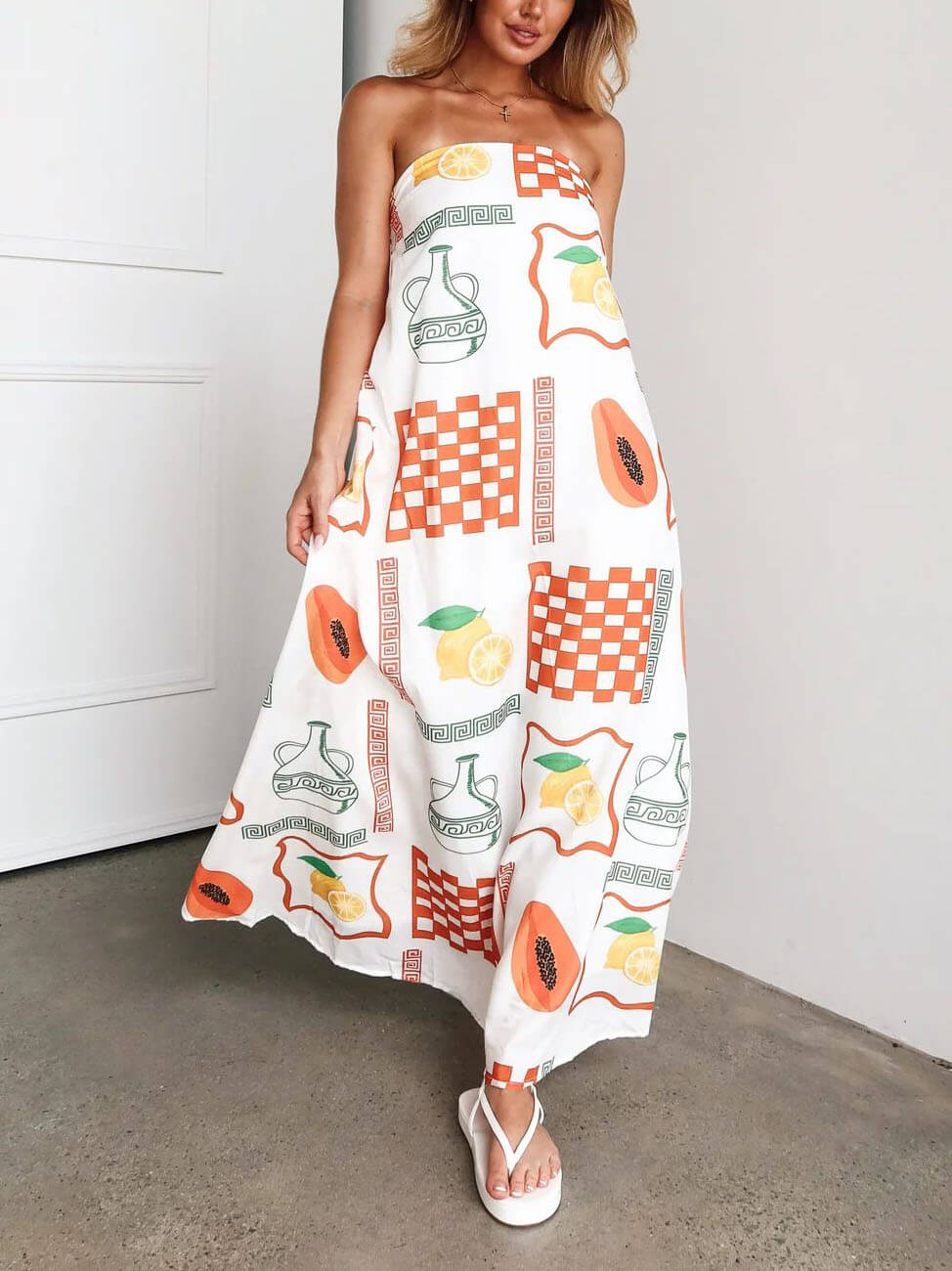 Amara - Printed Maxi Dress