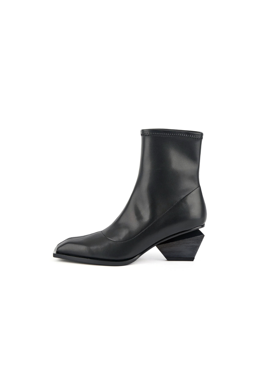 Jady Rose | Lucy Stretch Sock Ankle Boot - Black