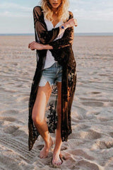 Chicindress Sheer Shawl Beach Swimwear Cover-up