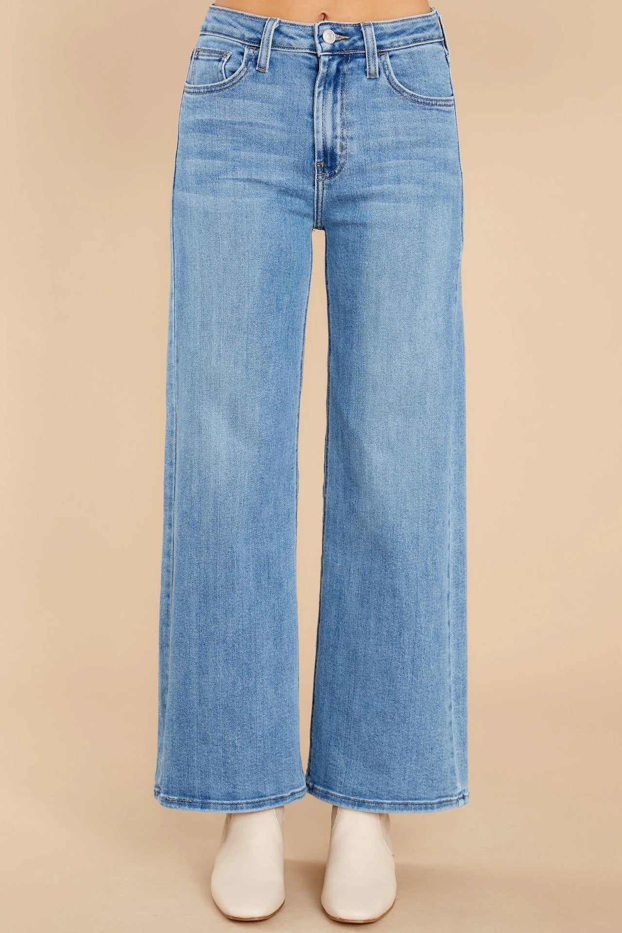 Motivated High Rise Wide Leg Jeans