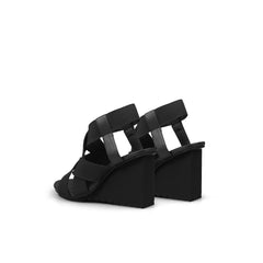 Jady Rose | Brandie Wedge Sandal - Black