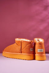 Smaibulun Ugg | Ultra Mini Platform Low Ankle Boot - Orange