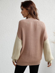 ESTATIA KNIT SWEATER - KHAKI