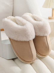 Round-Toe Split-Joint Slippers