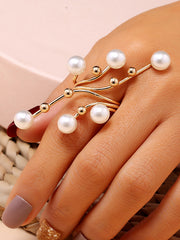 Original Statement Irregular Beads Ring