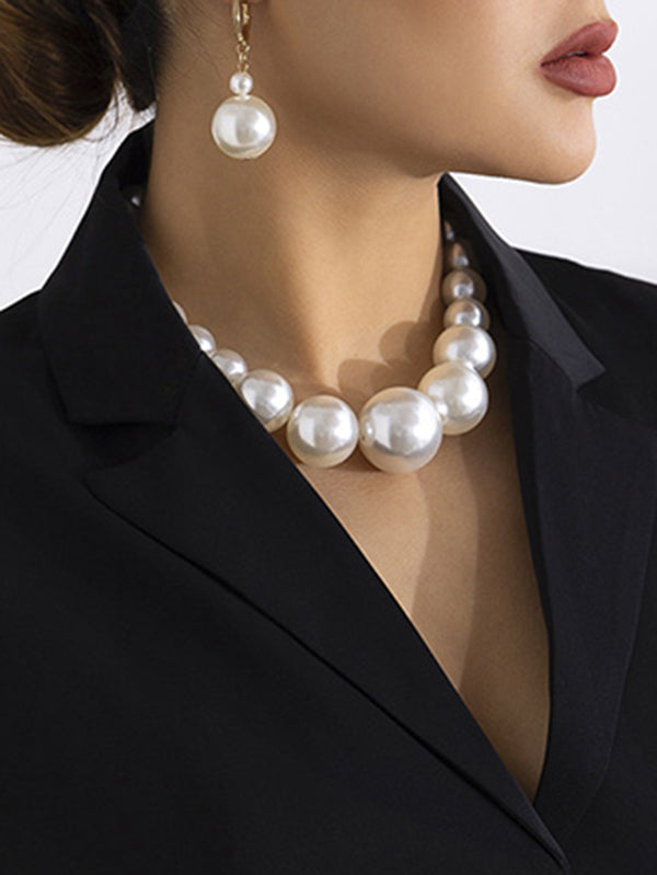 Beaded Pearls Necklaces Accessories