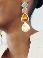 Geometric Drop Earrings